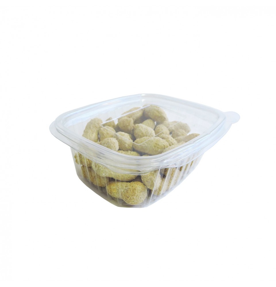 Tarrina con tapa bisagra 500 cc PET